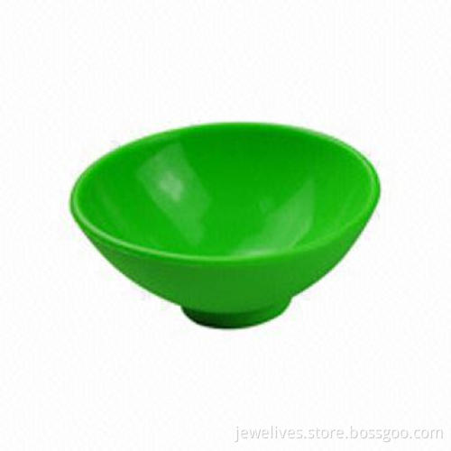 Wide opening silicone kid's bowls